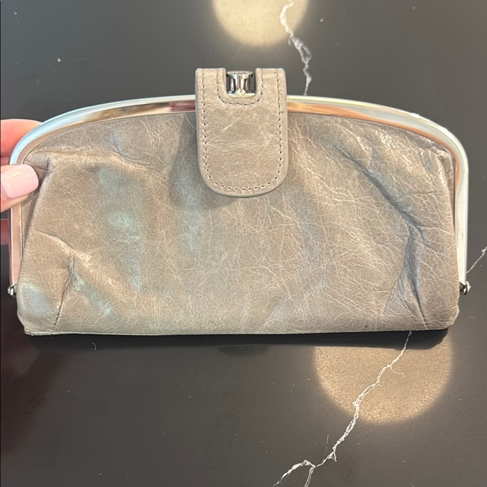 Elegant Gray Clutch Bag